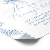 Toile Safari, wie groß das Bauchspiel von Mama ist Poster (Ecke)