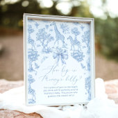 Toile Safari, wie groß das Bauchspiel von Mama ist Poster