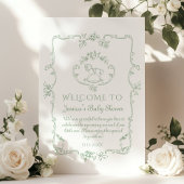 Toile Sage Ross Babydusche Willkommen Poster