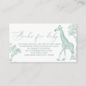 Toile Sage Whimsikbücher für Babytickets Begleitkarte (Vorderseite)