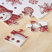Toile Snowman Holiday Jigsaw Puzzle (Seite)
