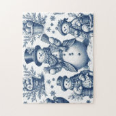Toile Snowman Winter Scene Jigsaw Puzzle (Vertikal)