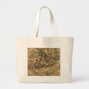 Toile - Taupe Jumbo Stoffbeutel