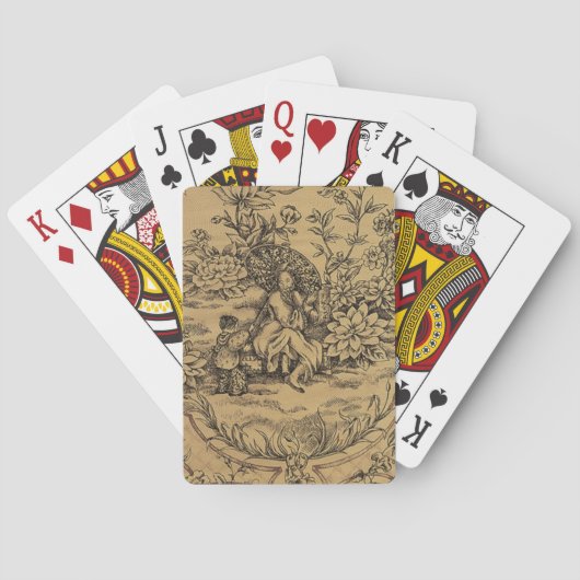 Toile - Taupe Spielkarten (Rückseite)