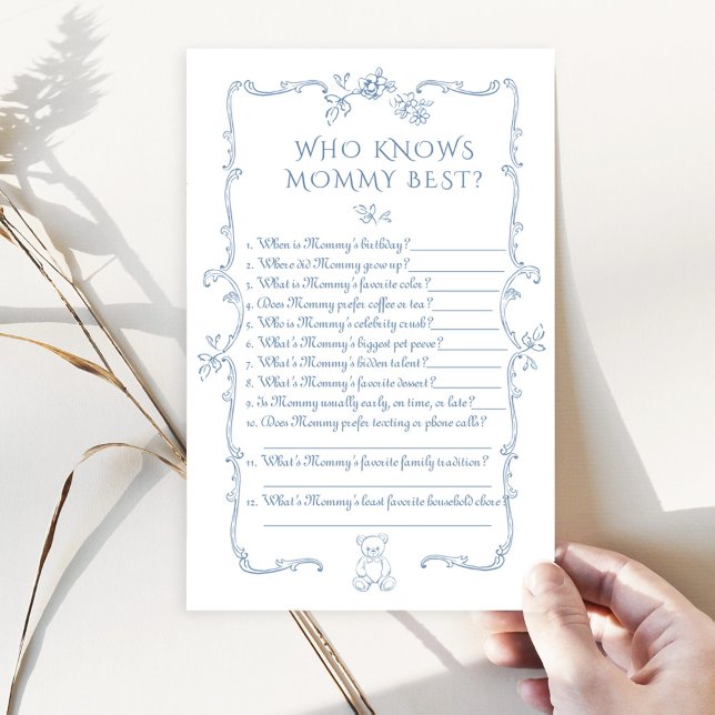 Toile Teddy Bär, der die beste Babydusche kennt (Von Creator hochgeladen)