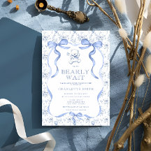 Toile Teddy Bear Babydusche