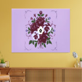 Toile Tendue  - Bouquet de Violettes Leinwanddruck (Insitu (Wohnzimmer))