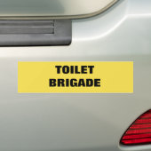 TOILET BRIGADE AUTOAUFKLEBER (Auf Auto)