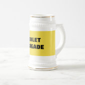 TOILET BRIGADE BIERGLAS (VorderseiteRechts)