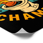 Toilet Clogging Chamon Funny Bathroom Clogger Quot Poster (Ecke)