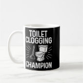 Toilet Clogging Chamon Funny Graphic Toilet Cloggi Kaffeetasse (Links)