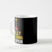 Toilet Clogging Chamon Funny Toilet Clogger Quote Kaffeetasse (Vorderseite Links)