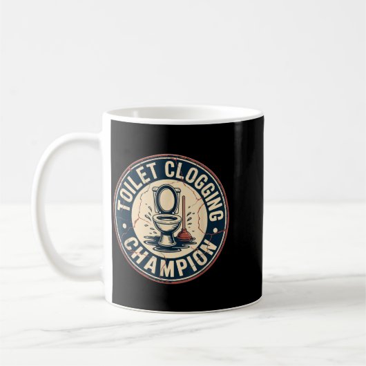 Toilet Clogging Chamon Kaffeetasse (Links)