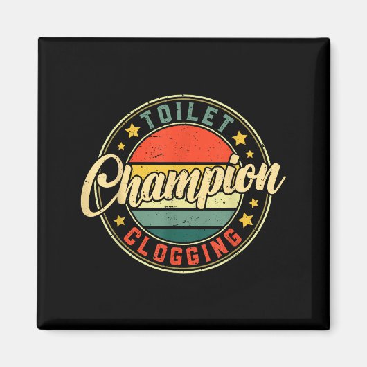 Toilet Clogging Chamon Magnet (Vorne)