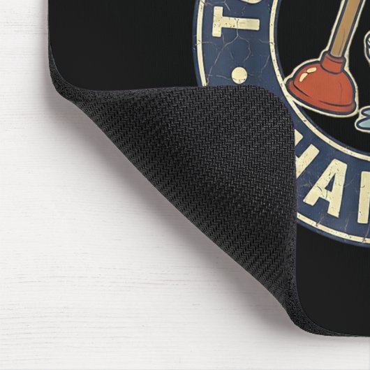 Toilet Clogging Chamon Mousepad (Ecke)