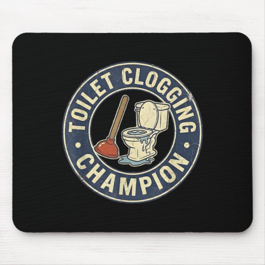 Toilet Clogging Chamon Mousepad (Vorne)