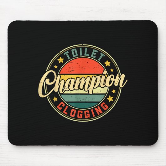 Toilet Clogging Chamon Mousepad (Vorne)