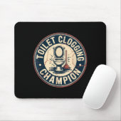 Toilet Clogging Chamon  Mousepad (Mit Mouse)