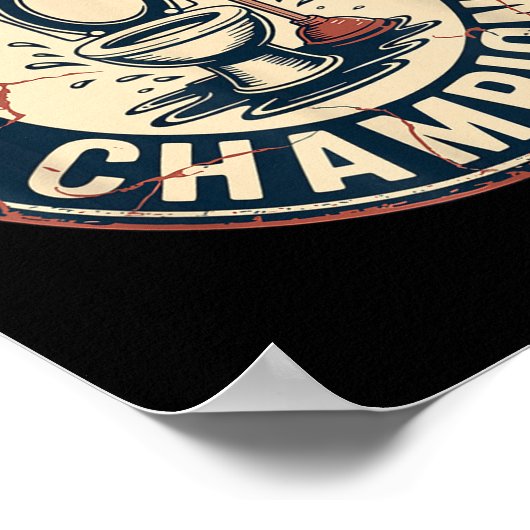 Toilet Clogging Chamon  Poster (Ecke)