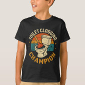 Toilet Clogging Chamon Tee Funny Meme  (Vorderseite)