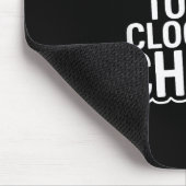 Toilet Clogging Champion Undefeated Mousepad (Ecke)