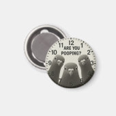 Toilet decor bathroom pigeon are you pooping magnet (Vorderseite/Rückseite)