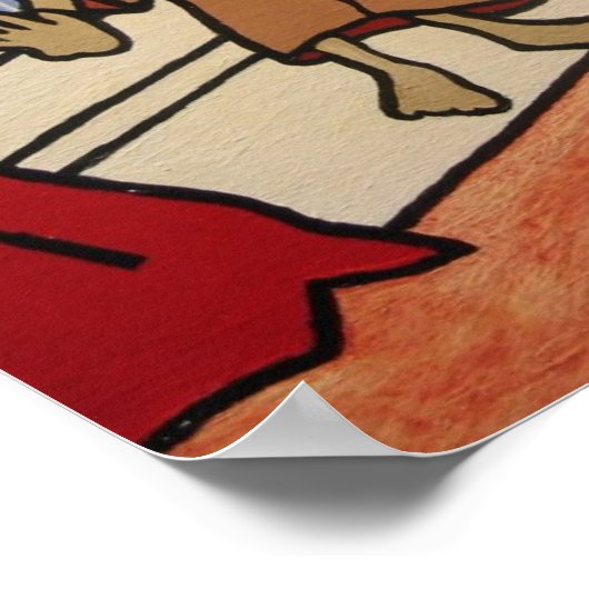 Toilet Jesus Poster (Ecke)