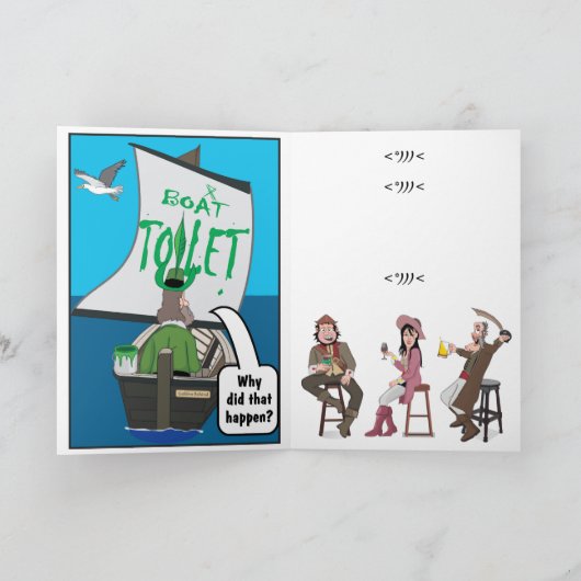 TOILET JOKE. KARTE (Innenseite)
