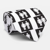 Toilet Logo Krawatte (Gerollt)