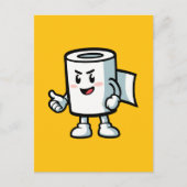 Toilet Roll Postkarte (Vorderseite)