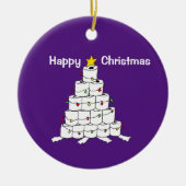 Toilet Roll Xmas Tree Christmas Ornament (Vorne)