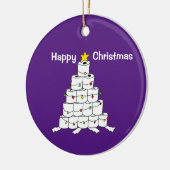 Toilet Roll Xmas Tree Christmas Ornament (Links)