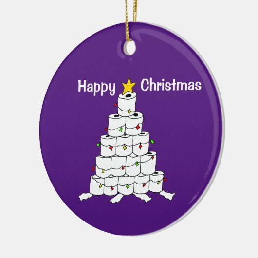 Toilet Roll Xmas Tree Christmas Ornament (Links)