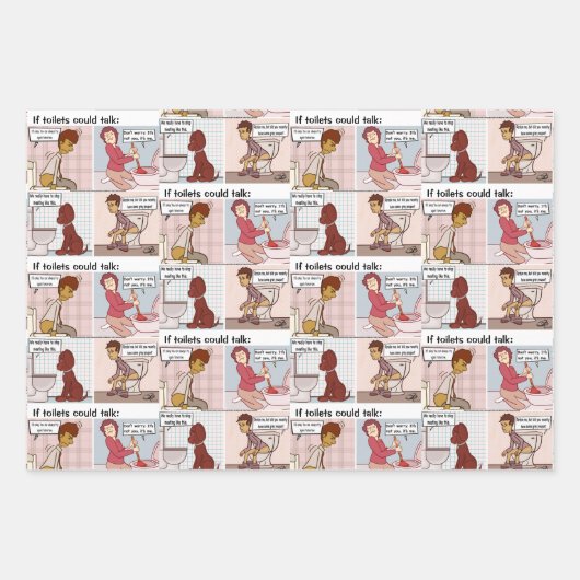 Toilet Talk Geschenkpapier Set (Vorderseite 2)