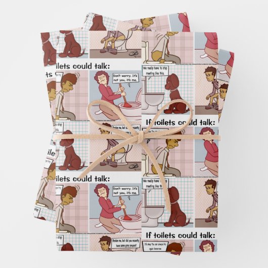 Toilet Talk Geschenkpapier Set (Beispiel)