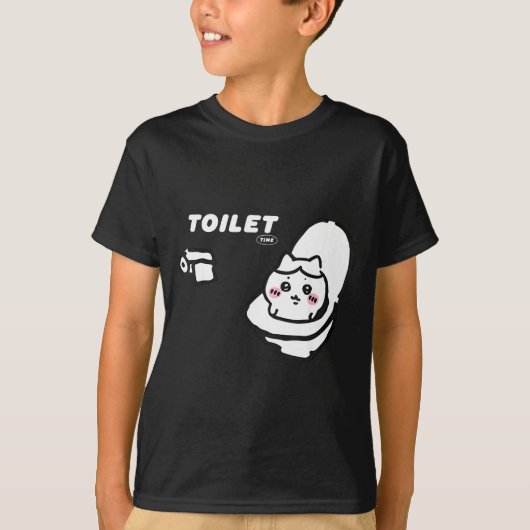 Toilet Time Chikawa Meme Tee  (Vorderseite)