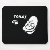 Toilet Time Chikawa Meme Tee  Mousepad (Vorne)
