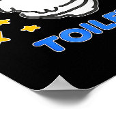 Toilet Time Chikawa Meme Tee  Poster (Ecke)