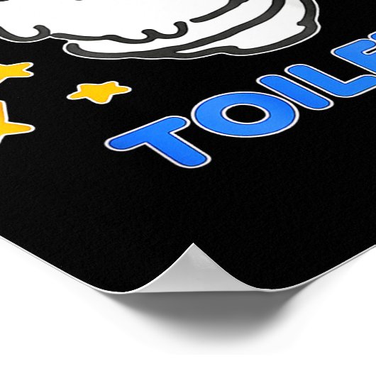 Toilet Time Chikawa Meme Tee  Poster (Ecke)