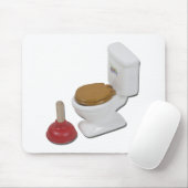 ToiletLargePlunger051411 Mousepad (Mit Mouse)