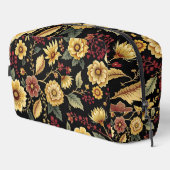 Toiletry Bags flowers pattern Waschbeutel (Rechte Ecke)