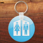 Toilets Icon Schlüsselanhänger (Vorderseite)