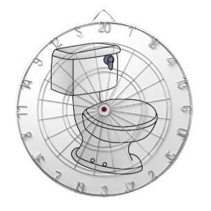 Toilette Dartscheibe