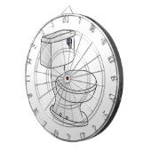 Toilette Dartscheibe (Vorderseite rechts)