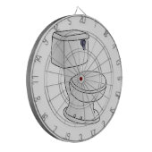 Toilette Dartscheibe (Vorderseite Links)