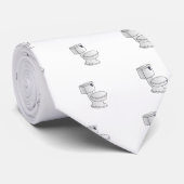 Toilette Krawatte (Gerollt)