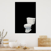 Toilette Poster (Küche)