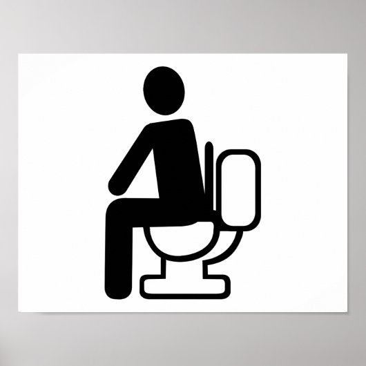 Toilette Poster (Vorne)