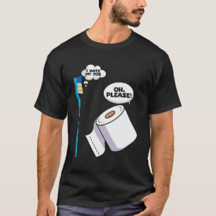 Toilette Toilette Toilette Toilette Toilettenpapie T-Shirt