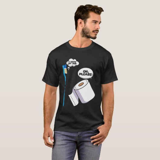 Toilette Toilette Toilette Toilette Toilettenpapie T-Shirt (Vorne ganz)